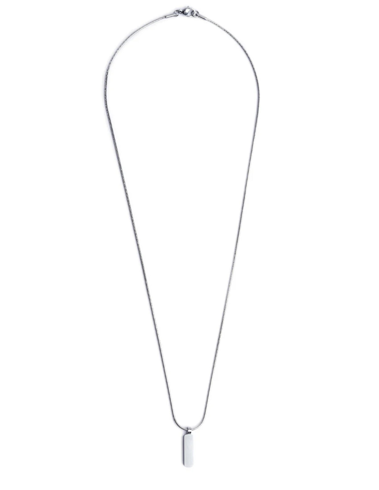 sleek bar Pendant With Chain